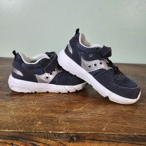Saucony Toddler/Little Boy's Jazz-Lite-2.0 Sneakers Hook/Loop Shoes Navy/Silver